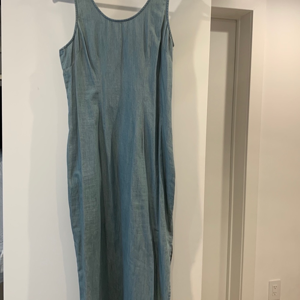 BCBGeneration Denim Chambray Midi Dress